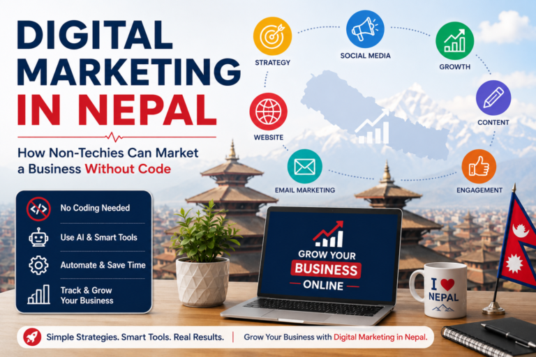 Digital Marketing in Nepal: How to Market Your Business Without Knowing Code