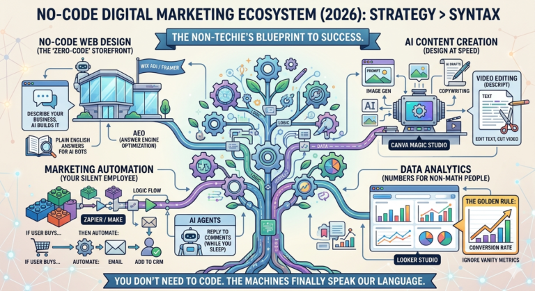 Digital Marketing for Non-Techies: How to market a business without knowing a single line of code.